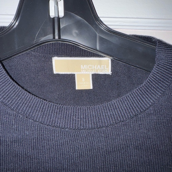 Navy Michael Kors Crew Neck Sweater - Picture 2 of 4